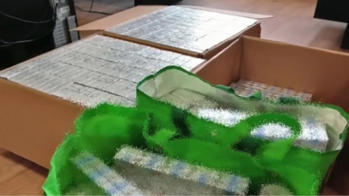 22 tys. nielegalnych papierosów w mieszkaniu dilera. Naraził skarb państwa na 35 tys. zł straty (wideo)