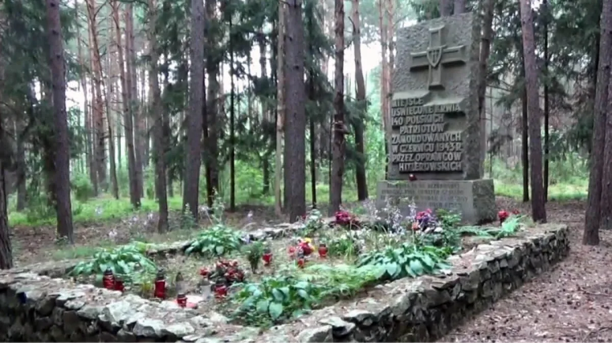 Egzekucja odwetowa w 1943 r. w Gutach-Bujnie (wideo)