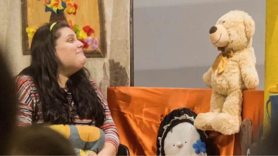 'Perypetie Pluszowego Misia'. Spektakl dla dzieci w Ostrowi Mazowieckiej (zdjęcia, wideo)