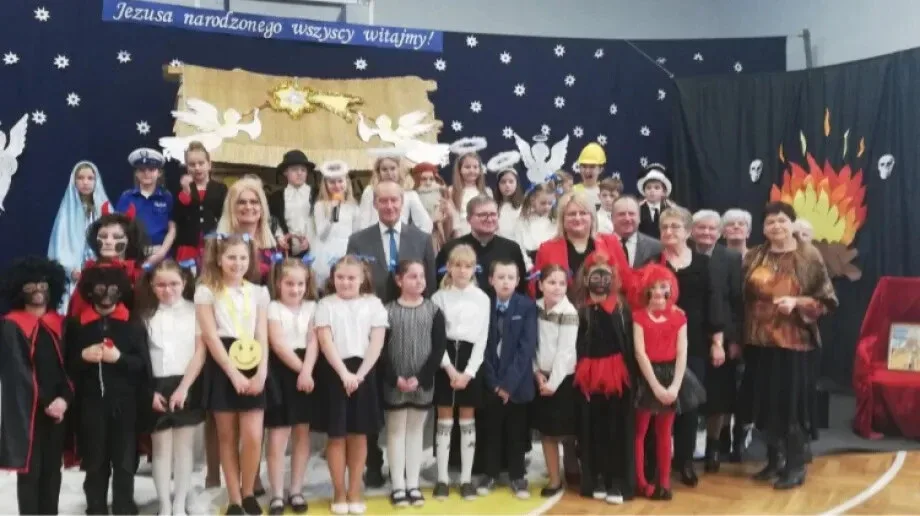Spotkanie opłatkowe i jasełka w gminie Andrzejewo