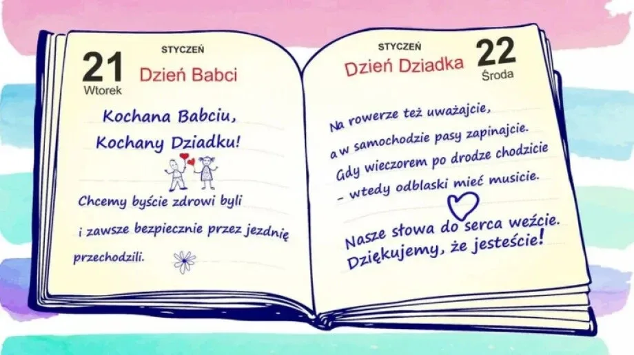 Drogowe ABC dla babci i dziadka. Bądźcie bezpieczni nie tylko w dniu święta