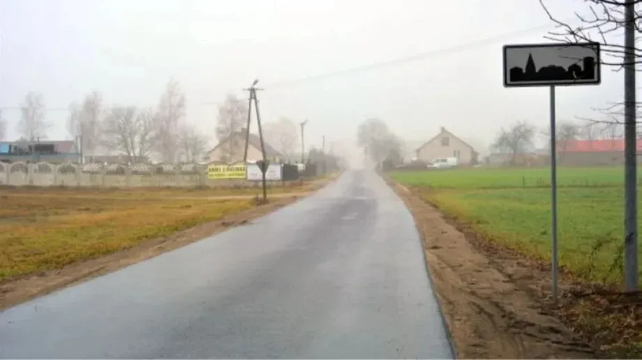 Nowa droga w miejscowości Sulęcin-Kolonia