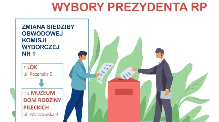 Przypominamy o zmianie siedziby komisji wyborczej nr. 1