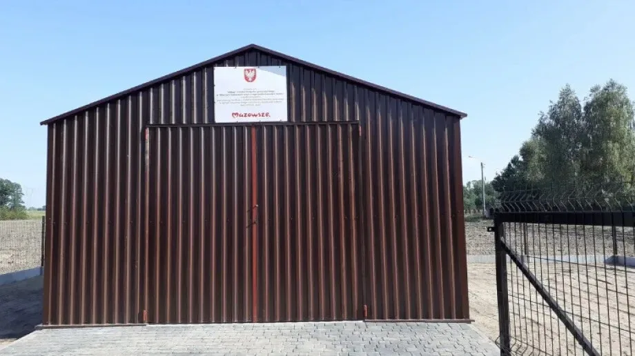 Zakup i montaż budynku gospodarczego w Ołtarzach-Gołaczach wraz z zagospodarowaniem terenu