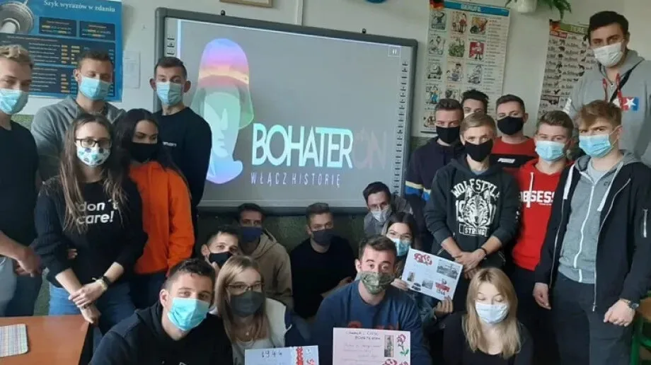 Uczniowie Rubinka wzięli udział w akcji 'BohaterON w Twojej Szkole'