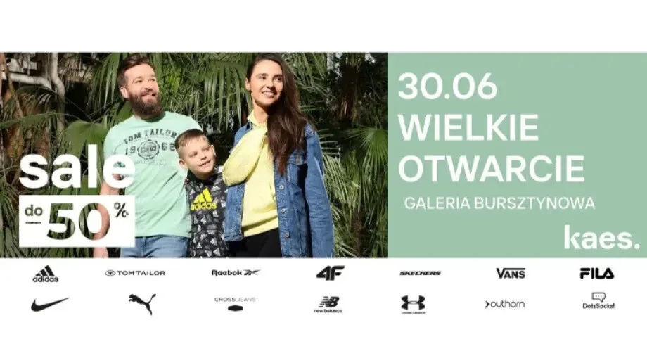 Nowy najemca z asortymentem sportowym w Galerii Bursztynowej