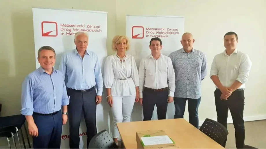 Spotkanie dotyczące prac remontowych drogi wojewódzkiej 627 w Ostrowi Mazowieckiej