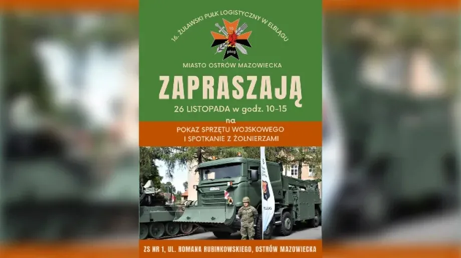 Wkrótce odbędzie się pokaz sprzętu wojskowego na terenie 'Rubinka'