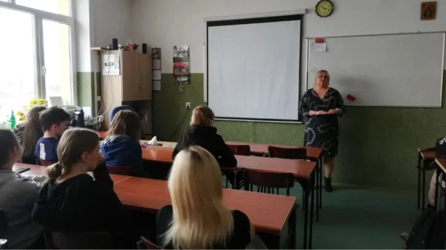 'Rubinek' spotkał się z Instruktorem Zespołu Kadr i Szkolenia Komendy Powiatowej Policji