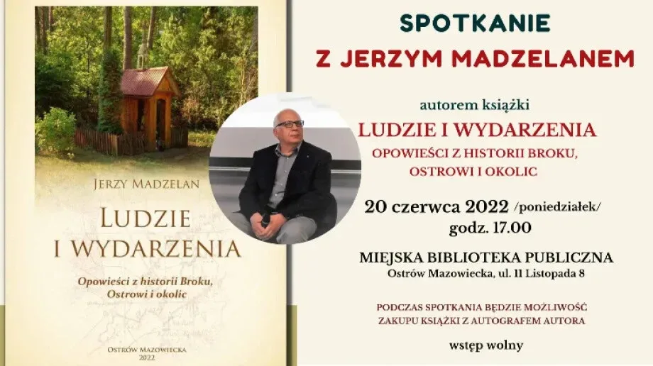Spotkanie autorskie z Jerzym Madzelanem już 20 czerwca