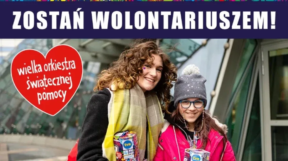 Zostań wolontariuszem i wstąp do sztabu Wielkiej Orkiestry Świątecznej Pomocy!