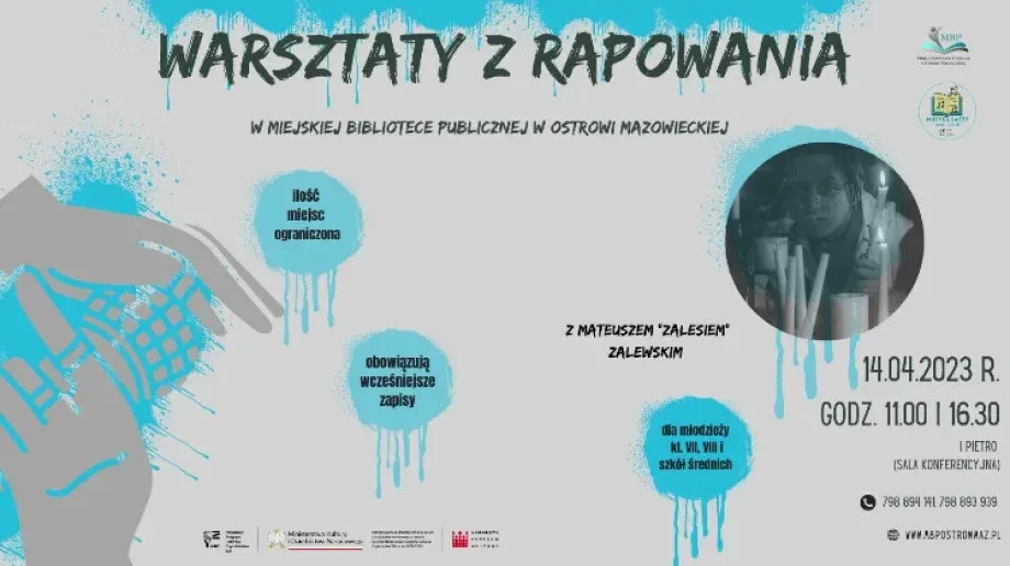 Zostań raperem pod okiem 'Zalesia' - warsztaty w Ostrowi Mazowieckiej