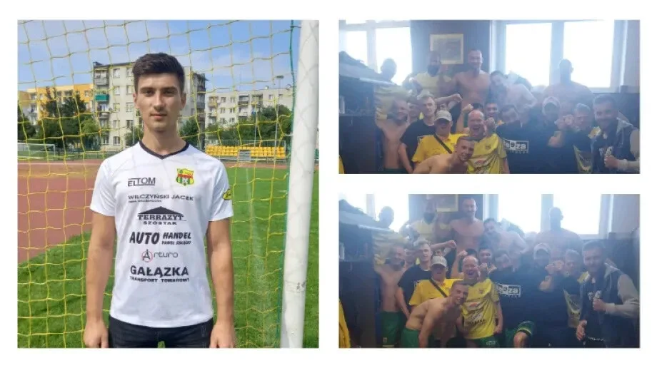 W Guminie Damian Płotczyk show! Jednego z goli strzelił z własnej połowy!