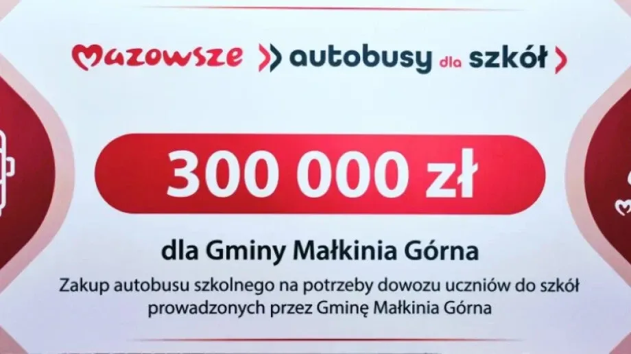 Stary autobus szkolny odchodzi na emeryturę: Gmina Małkinia Górna inwestuje w nowy tabor