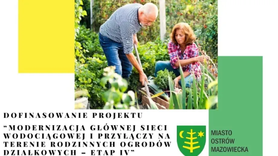 Ostrów Mazowiecka inwestuje w modernizację sieci wodociągowej na ROD