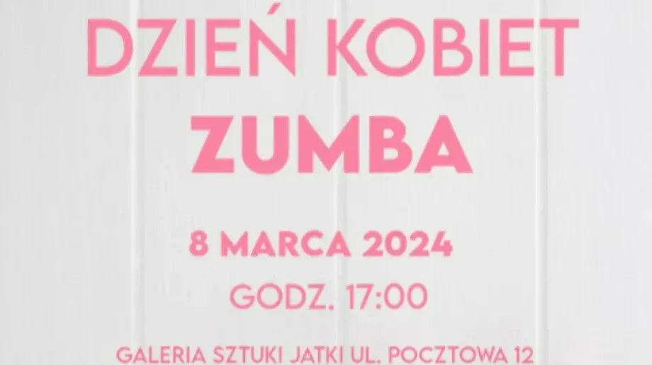 Roztańcz swój Dzień Kobiet z MDK! Bezpłatne zajęcia Zumby dla wszystkich Pań!