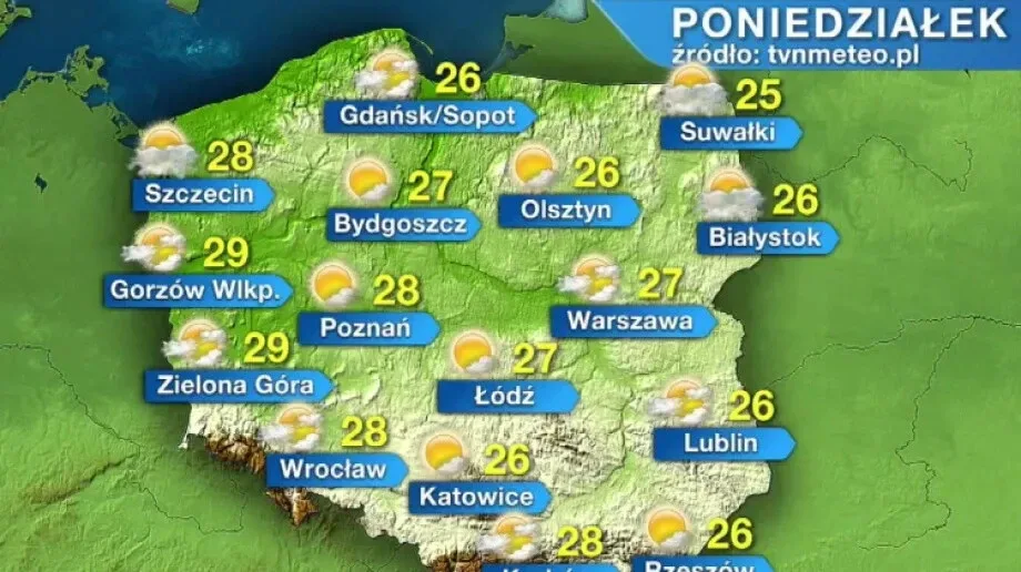 Sobota ostatnim słonecznym dniem. Prognoza pogody na najbliższe dni