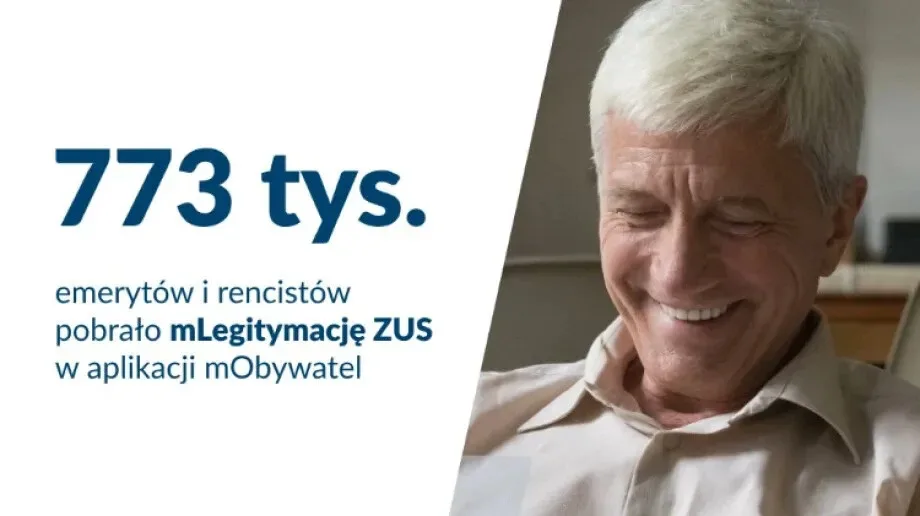 Już ponad 770 tys. emerytów i rencistów korzysta z mLegitymacji