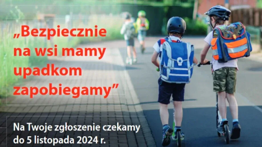 KRUS zaprasza dzieci na kurs e-learningowy 'Bezpiecznie na wsi mamy - upadkom zapobiegamy'