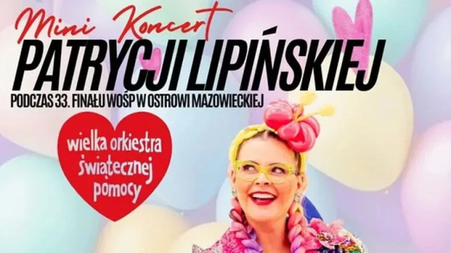 Mini koncert Patrycji Lipińskiej dla dzieci w ramach 33. Finału WOŚP w Ostrowi Mazowieckiej