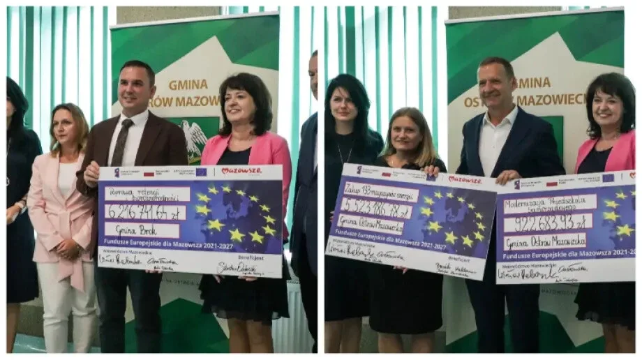 Miliony z Unii na lokalne inwestycje. Ostrów i Brok na liście beneficjentów (zdjęcia)