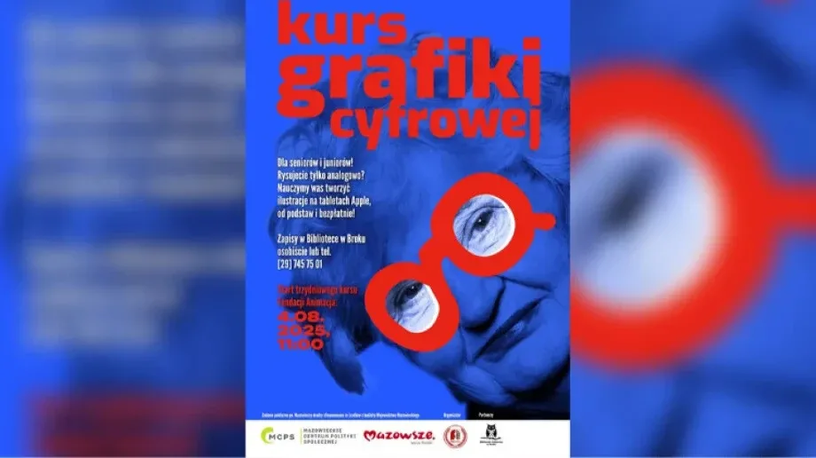 W Broku rusza bezpłatny kurs grafiki dla młodszych i starszych
