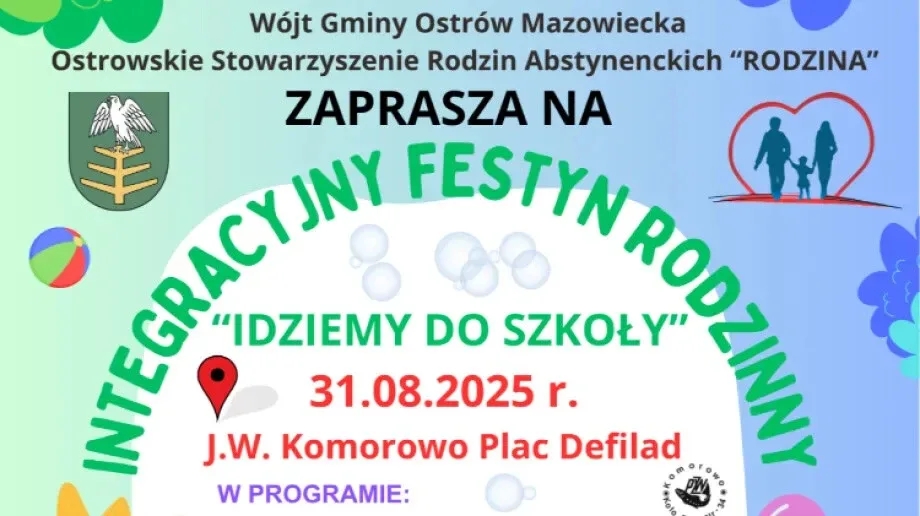 Festyn w Komorowie zakończy wakacje. Moc atrakcji dla całych rodzin