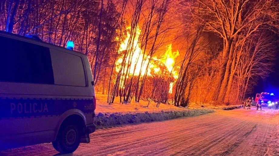 Znamy szczegóły pożaru w Przyjmach. Drewniany dom przepadł w ogniu