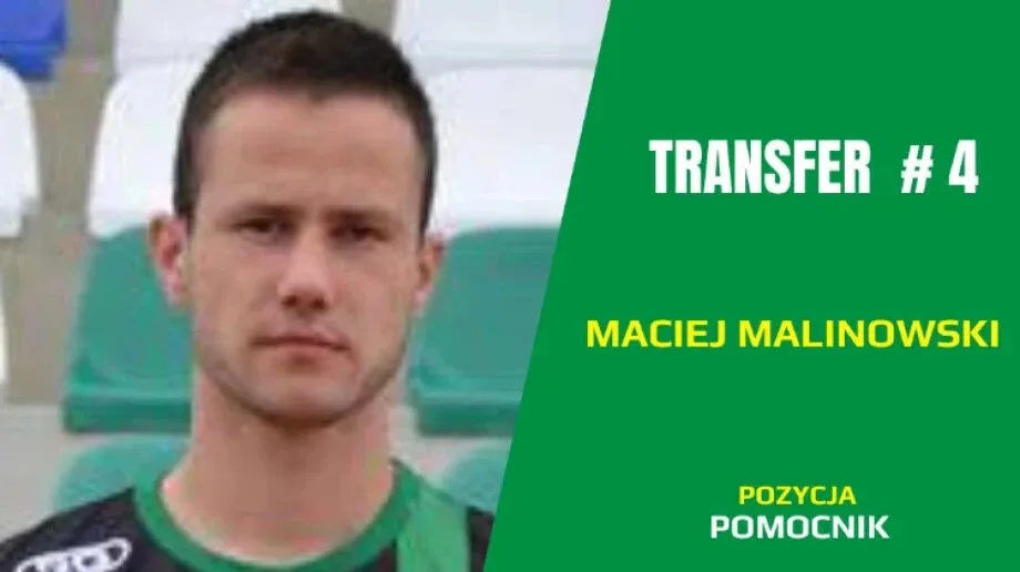 Ostrovia ogłasza transfer nr 4. Do klubu dołącza doświadczony Maciej Malinowski