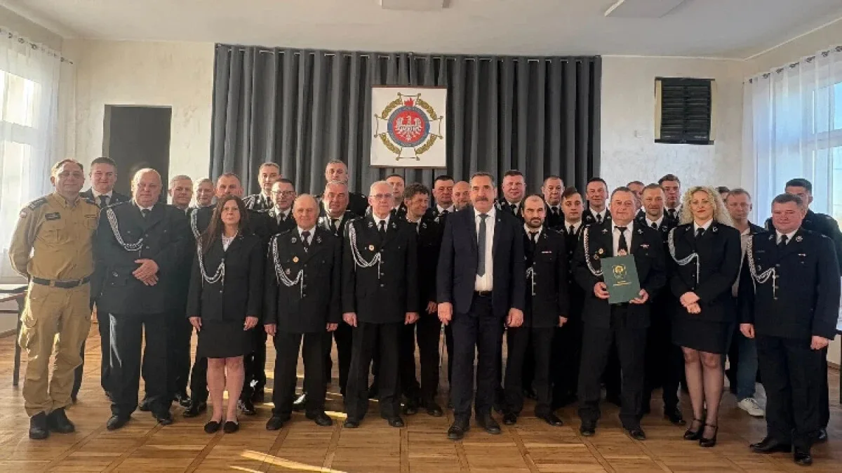 Strażacy ochotnicy z gminy Małkinia Górna wybrali nowy zarząd oddziału gminnego