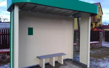 Nowe wiaty przystankowe na terenie gminy Brok