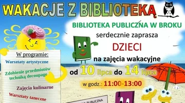 Wakacje z brokowską biblioteką