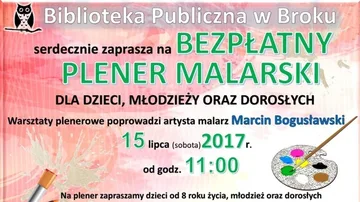 Plener malarski dla dzieci, młodzieży i dorosłych