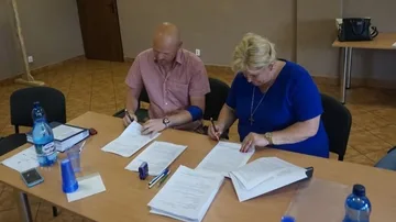 Budowa wodociągu w Kiełczewie