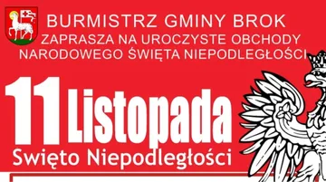 Obchody święta niepodległości w Broku