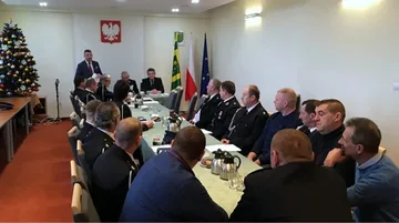 Posiedzenie zarządu gminnego ZOSP RP w Starym Lubotyniu