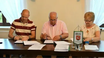 Budowa kanalizacji w Broku