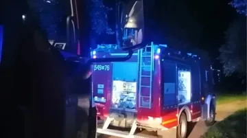 Pożar budynku mieszkalnego w gminie Zaręby Kościelne