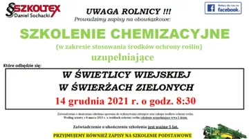 Szkolenie chemizacyjne w Świerżach-Zielonych
