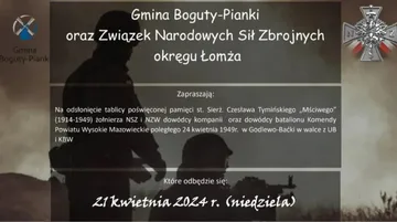Uroczystość poświęcona pamięci św. Sierżanta Tymińskiego już jutro
