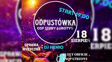 Zabawa odpustowa w gminie Stary Lubotyń!