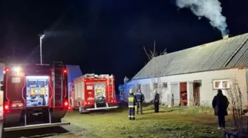 Interwencja straży pożarnej w miejscowości Sulęcin Włościański