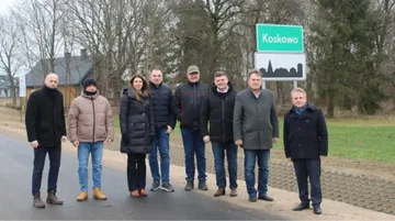 Zakończona rozbudowę drogi powiatowej na odcinku Koskowo - Stary Lubotyń