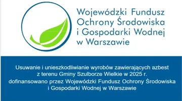 Usuwanie azbestu w Gminie Szulborze Wielkie