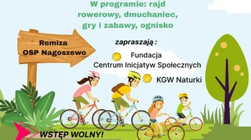 Rodzinny Rajd Rowerowy w Nagoszewie. Będzie sport, zabawa i ognisko