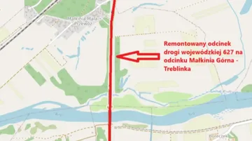 Utrudnienia na trasie Małkinia - Treblinka. Kierowcy muszą liczyć się ze zmianami