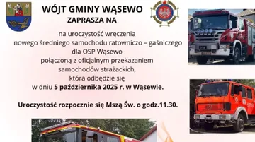 Nowy wóz dla OSP Wąsewo. Uroczyste przekazanie już w niedzielę!