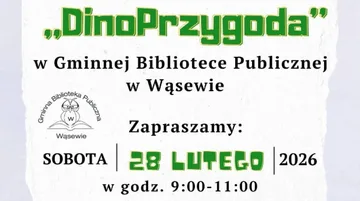 'DinoPrzygoda' w Wąsewie. Biblioteka zaprasza najmłodszych