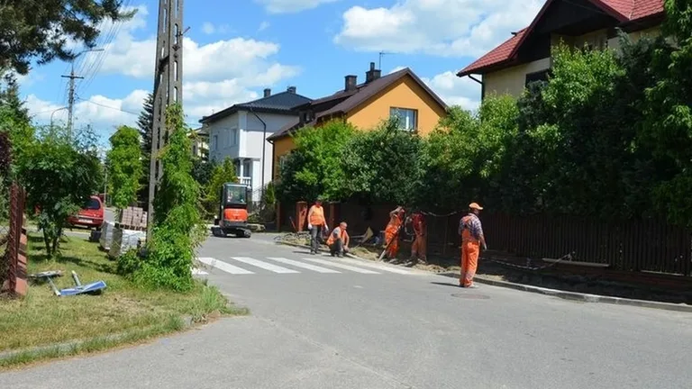 Przebudowa ul. Wyszyńskiego w Małkini Górnej (zdjęcia)