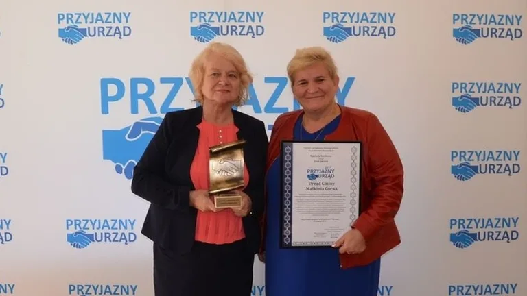 Małkinia Górna: gmina nagrodzona znakiem jakości 'Przyjazny Urząd' (zdjęcia)